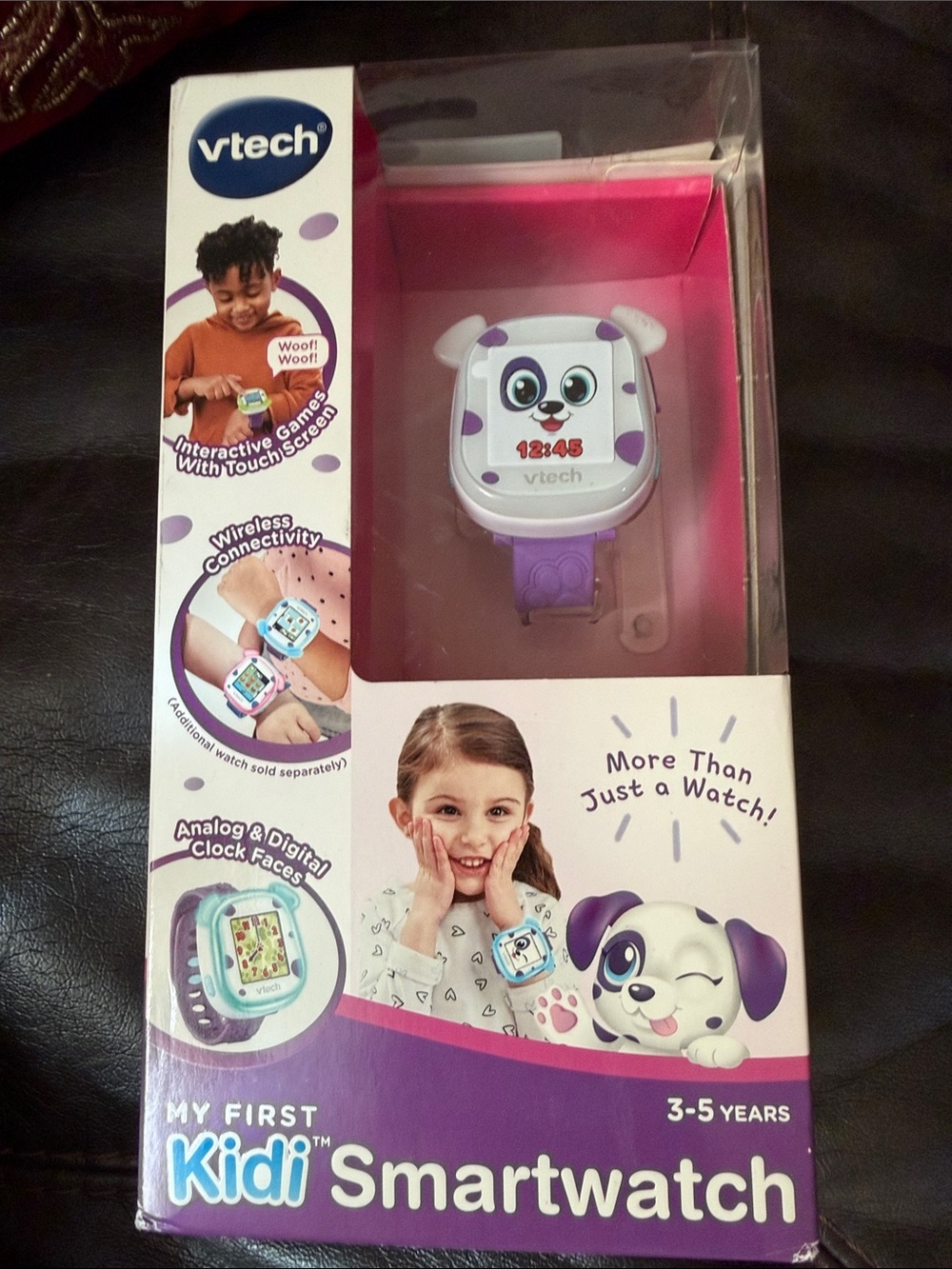 VTech My First Kidi Smartwatch for Kids - Purple Puppy Design